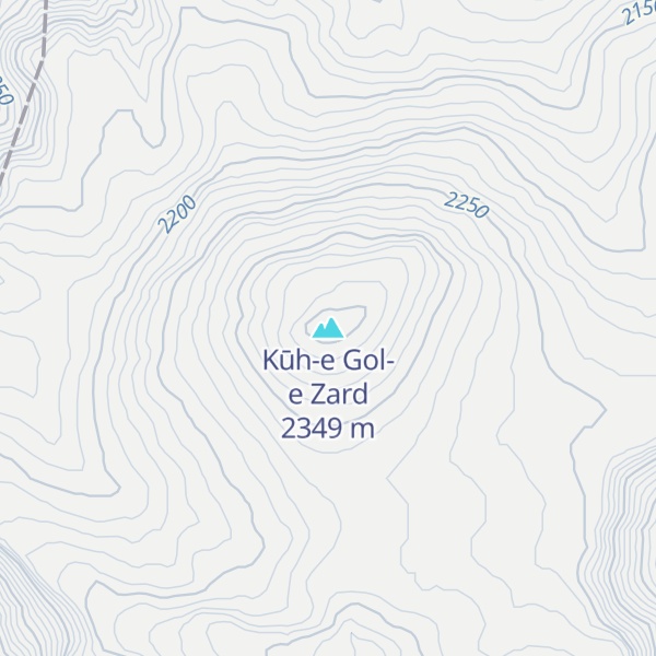 Map of Kūh-e Gol-e Zard