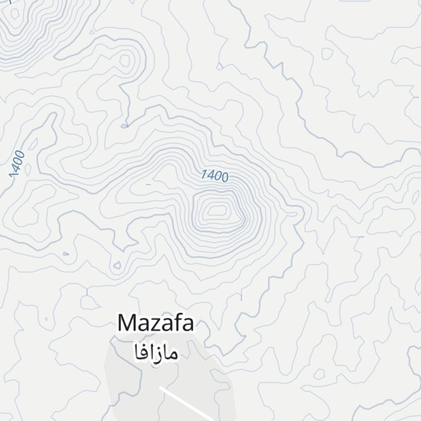 Map of Kūh-e Bālā Jāmāzāfā