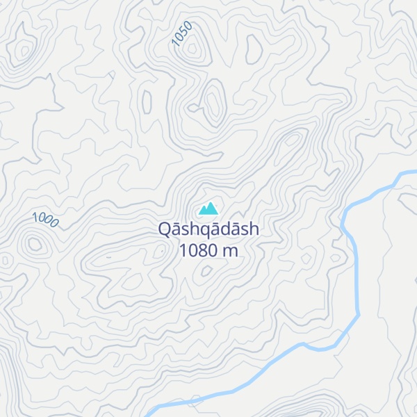 Map of Qāshqādāsh