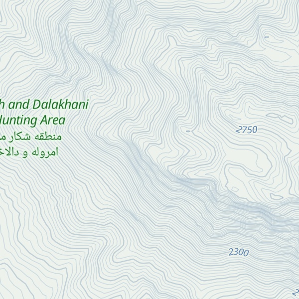 Map of Kūh-e Bān Takhteh’ī