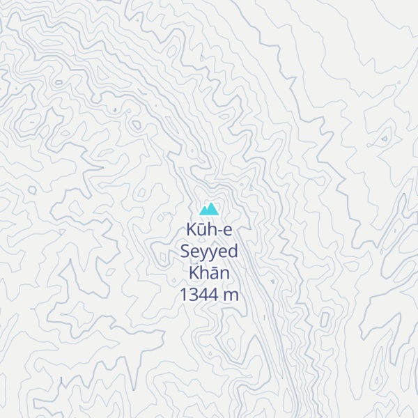 Map of Kūh-e Seyyed Khān