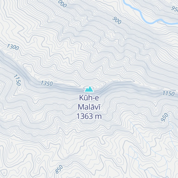 Map of Kūh-e Malāvī
