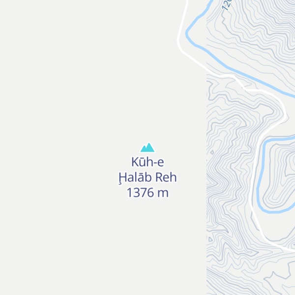 Map of Kūh-e Ḩalāb Reh