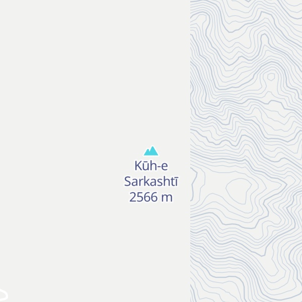 Map of Kūh-e Sarkashtī