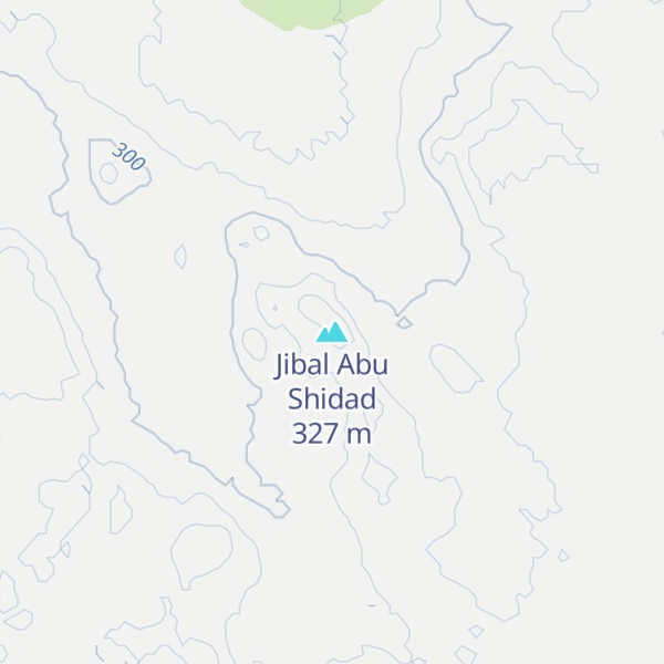 Map of Jibal Abu Shidad
