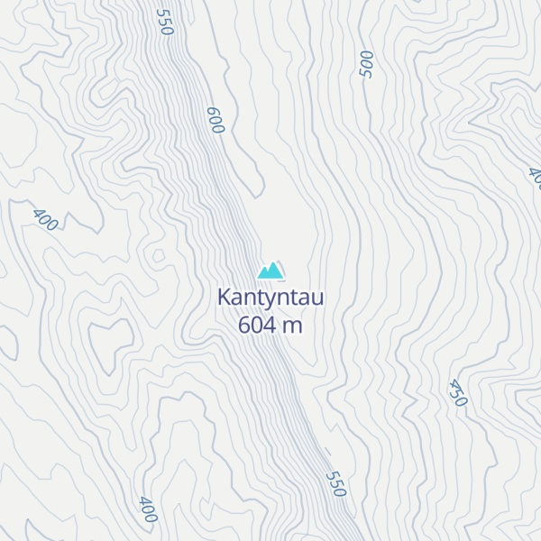 Map of Kantyntau