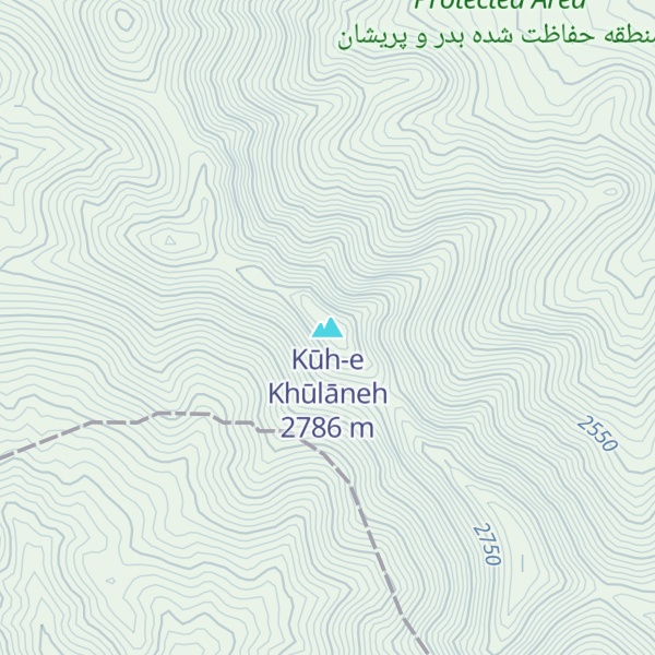 Map of Kūh-e Khūlāneh
