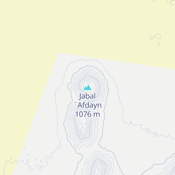 Map of Jabal `Afdayn