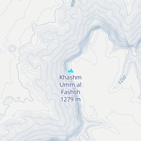 Map of Khashm Umm al Fashsh