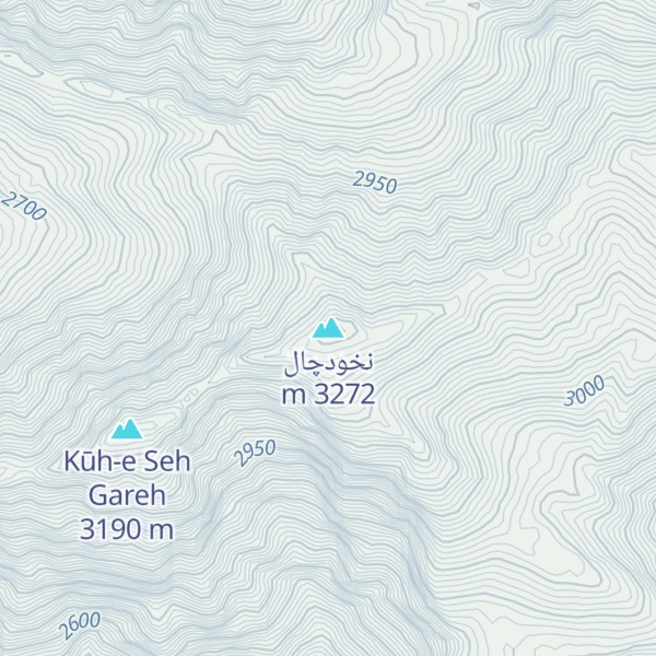 Map of نخودچال