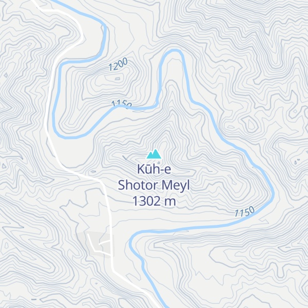 Map of Kūh-e Shotor Meyl