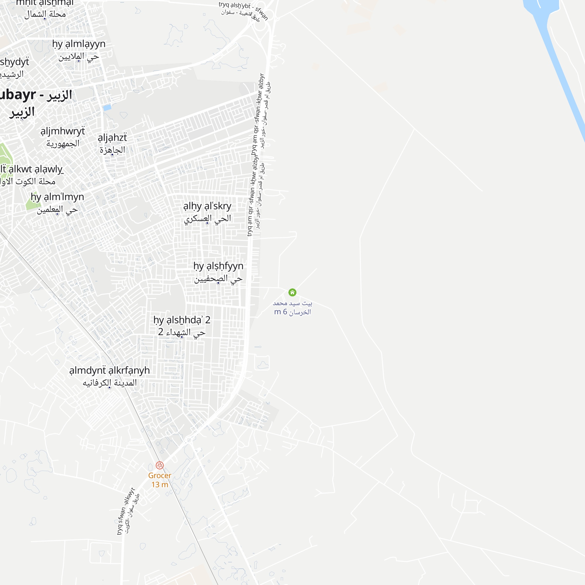 بيت سيد محمد الخرسان map
