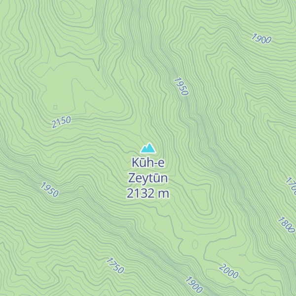 Map of Kūh-e Zeytūn