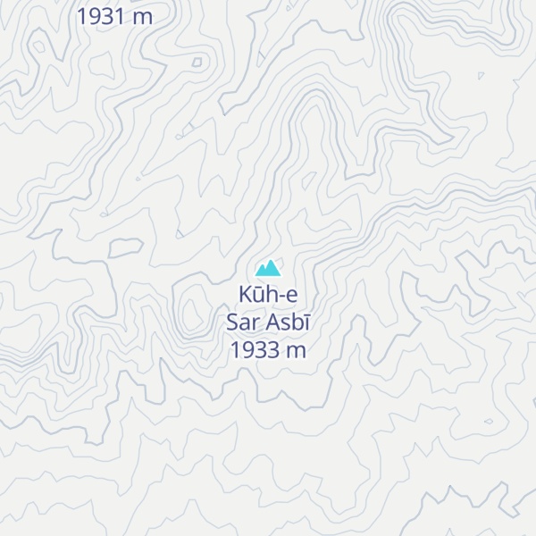 Map of Kūh-e Sar Asbī