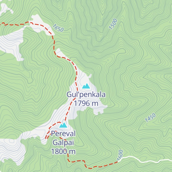 Map of Gul’penkala