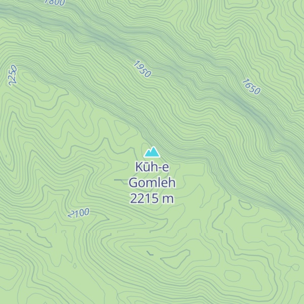 Map of Kūh-e Gomleh
