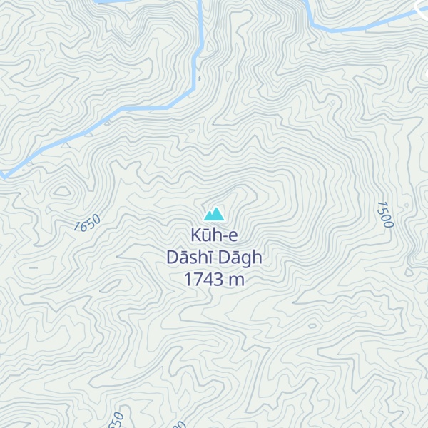 Map of Kūh-e Dāshī Dāgh