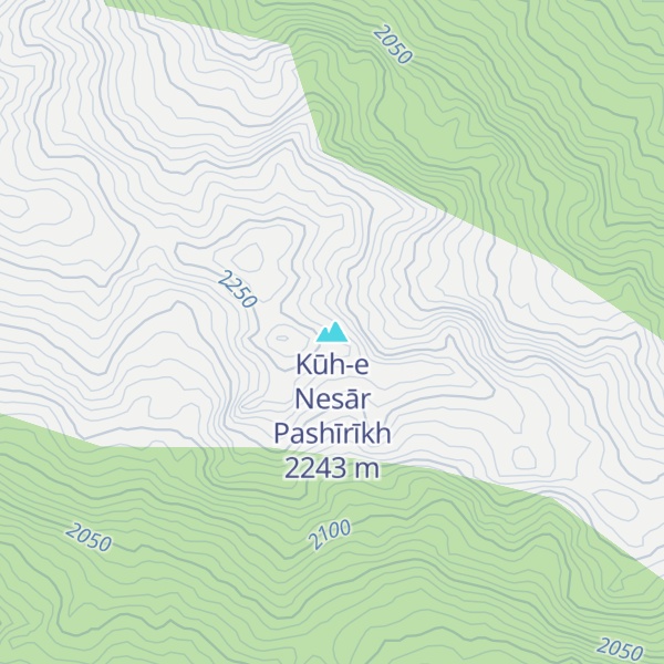 Map of Kūh-e Nesār Pashīrīkh