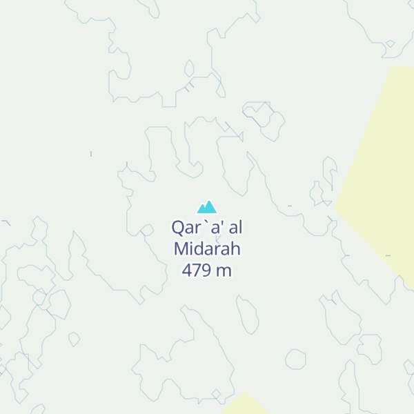 Map of Qar`a' al Midarah