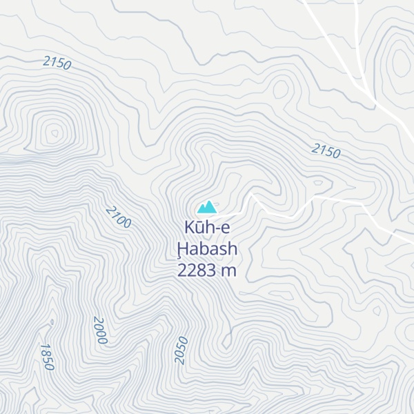 Map of Kūh-e Ḩabash