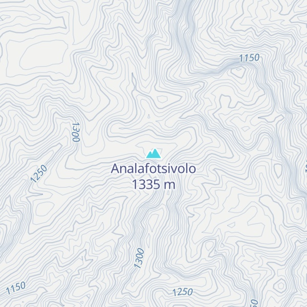 Map of Analafotsivolo