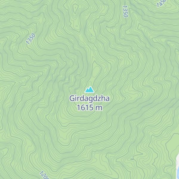 Map of Girdagdzha