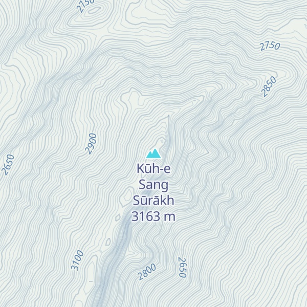 Map of Kūh-e Sang Sūrākh