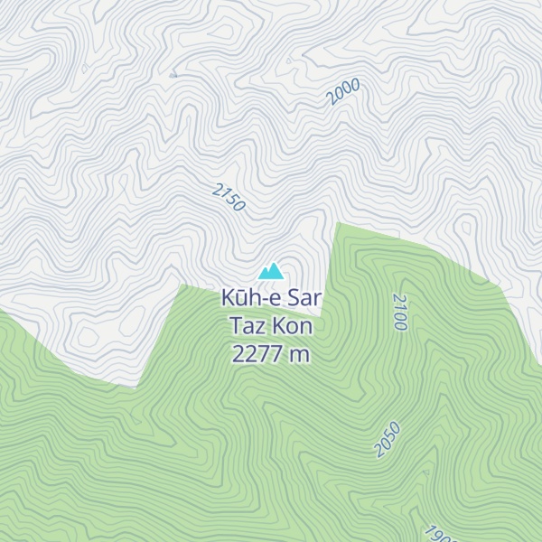 Map of Kūh-e Sar Taz Kon