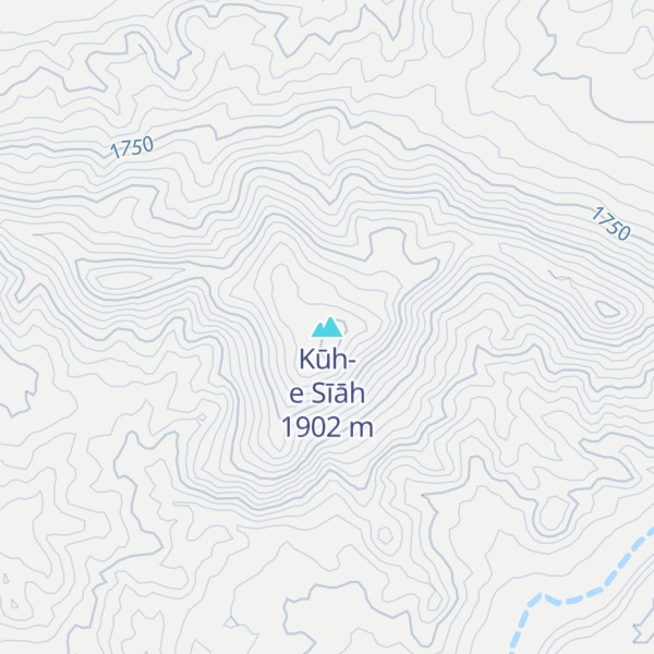 Map of Kūh-e Sīāh