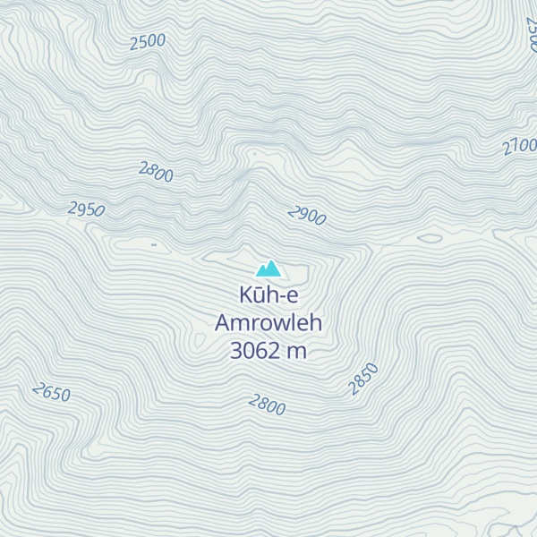 Map of Kūh-e Amrowleh