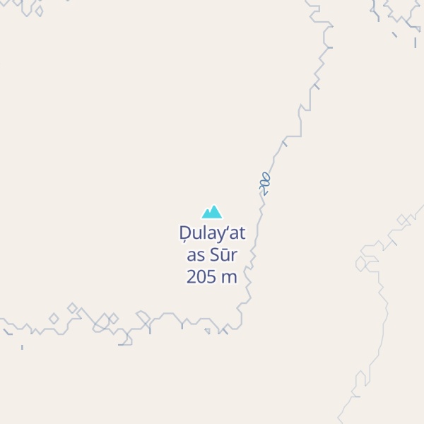 Map of Ḑulay‘at as Sūr