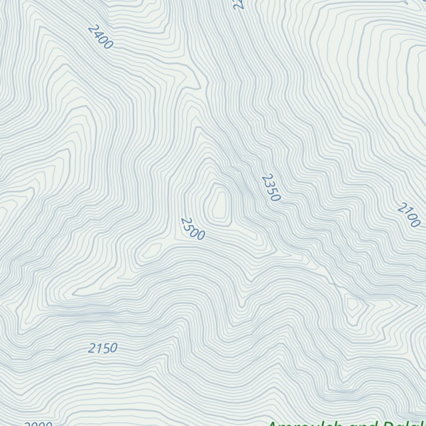 Map of Kūh-e Ḩājj Arūm