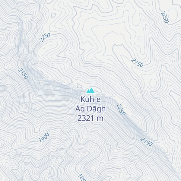 Map of Kūh-e Āq Dāgh