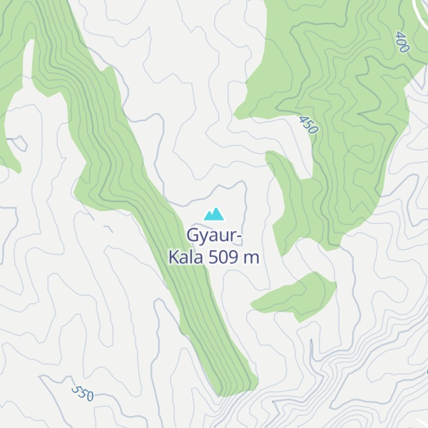Map of Gyaur-Kala