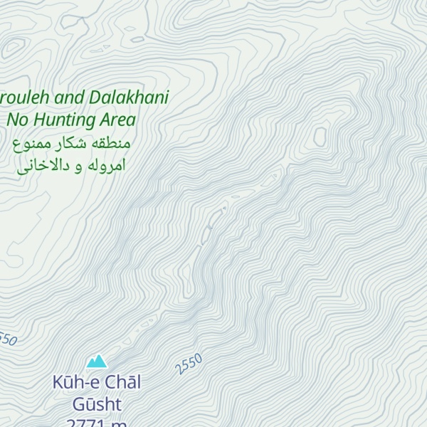 Map of Kūh-e Dāl Vashān