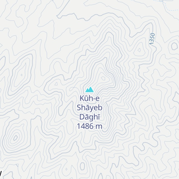 Map of Kūh-e Shāyeb Dāghī