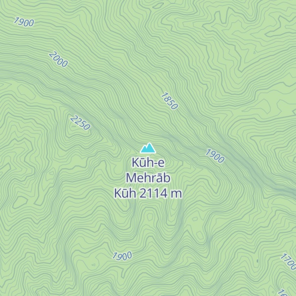 Map of Kūh-e Mehrāb Kūh