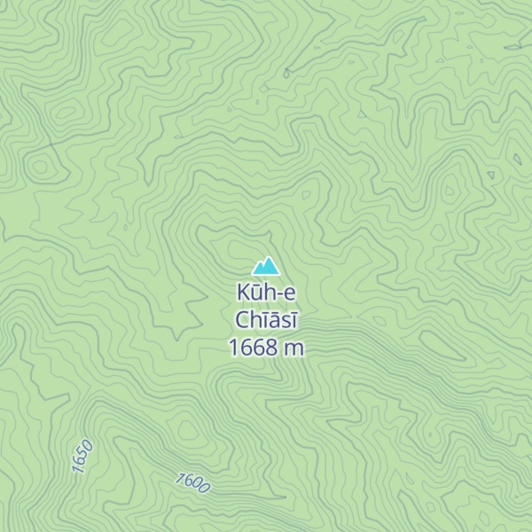 Map of Kūh-e Chīāsī