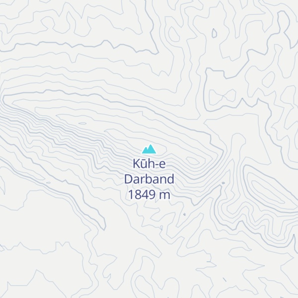 Map of Kūh-e Darband