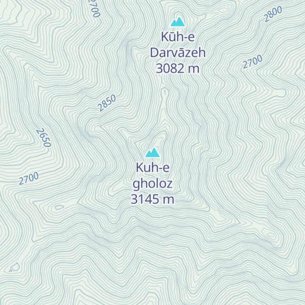 Map of Kuh-e gholoz