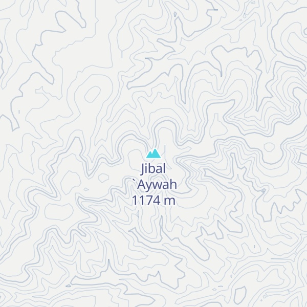 Map of Jibal `Aywah