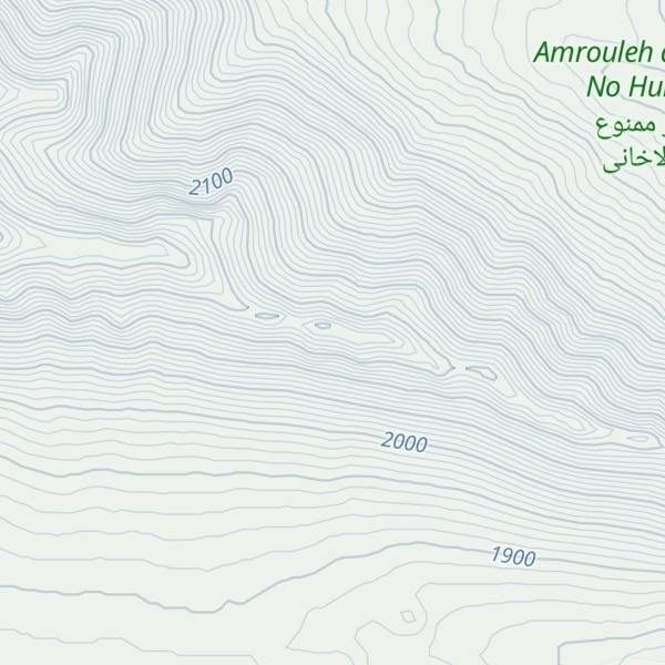 Map of Kūh-e Shamshīreh
