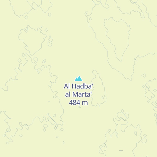 Map of Al Hadba' al Marta'