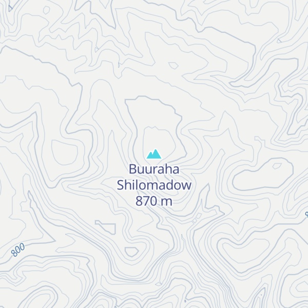 Map of Buuraha Shilomadow
