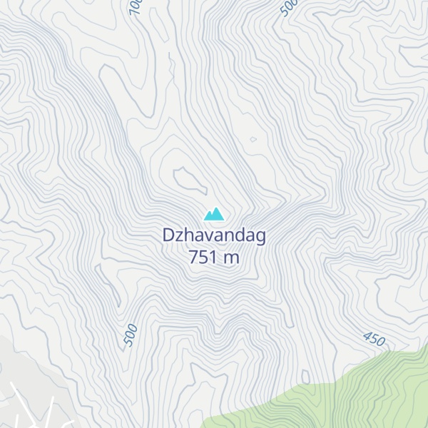 Map of Dzhavandag