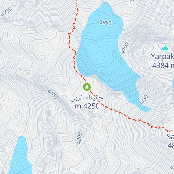 Map of جانپناه غربی