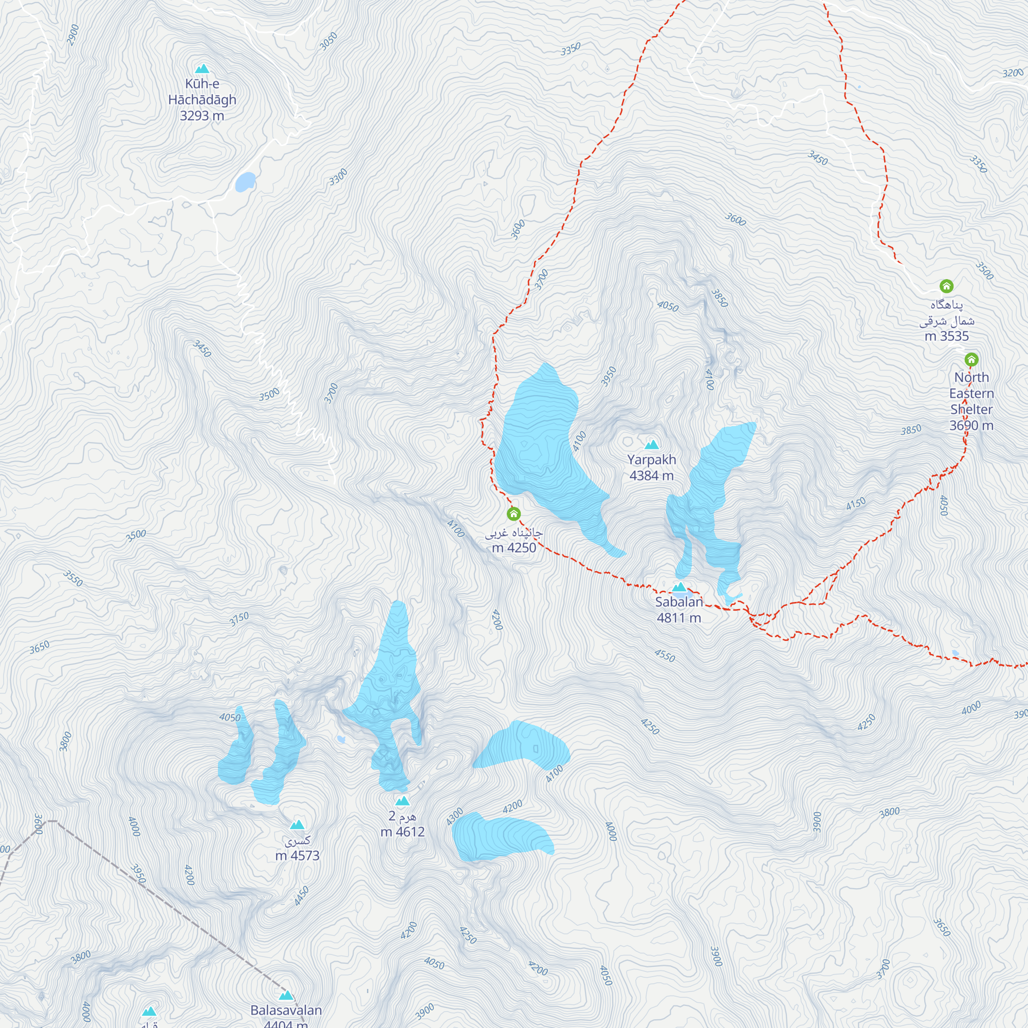 جانپناه غربی map