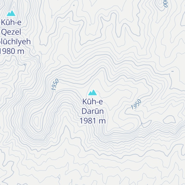 Map of Kūh-e Darūn