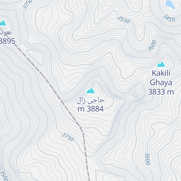Map of حاجی زال