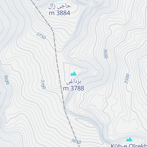 Map of بزداغی